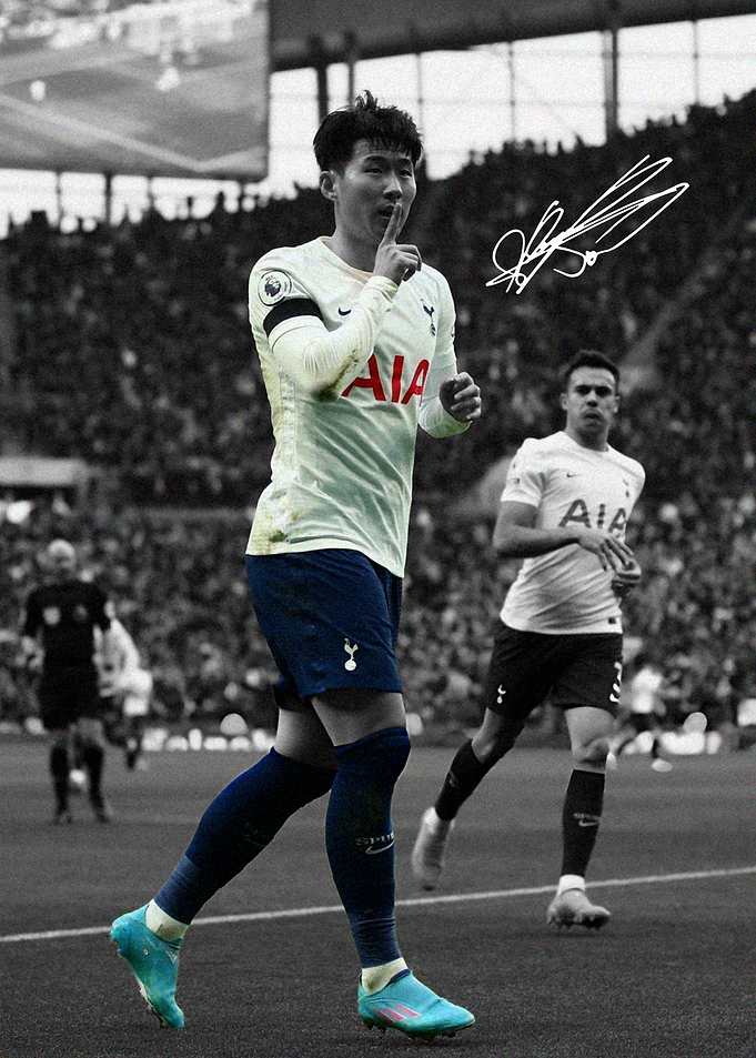 Son Heung-min Celebration Poster