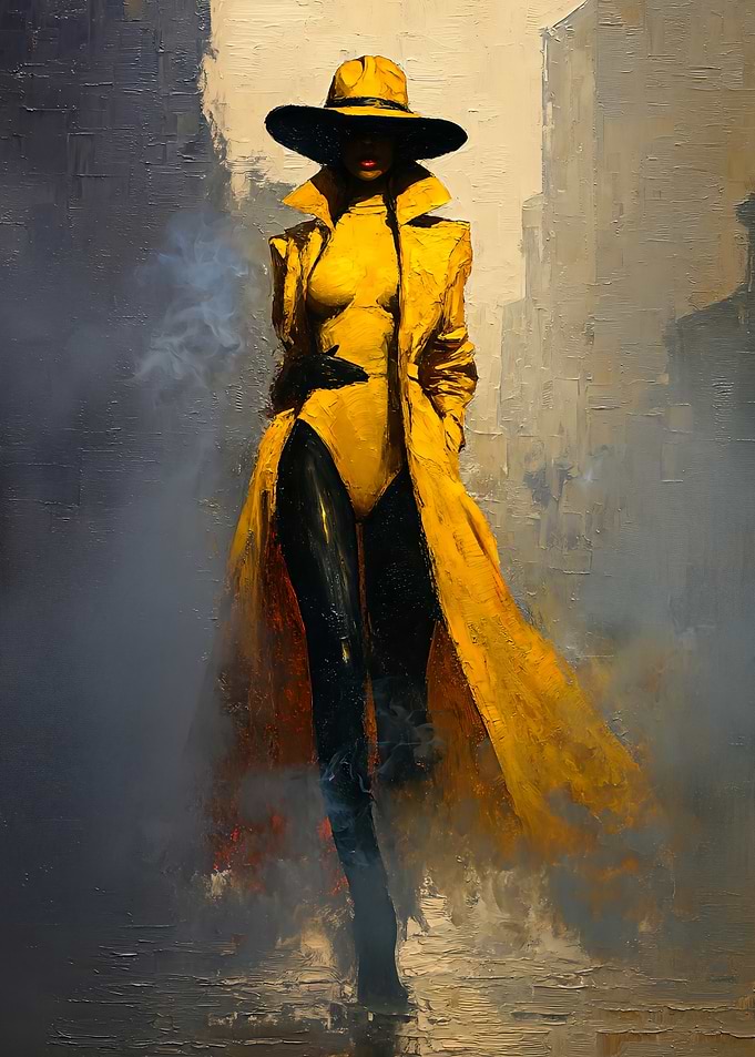 Noir Muse in Yellow