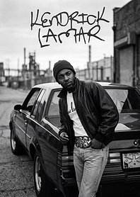 Kendrick Lamar Portrait with Car