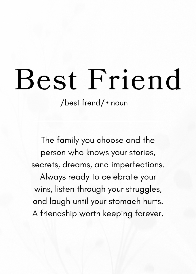 Best Friend Definition