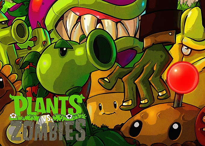 Plants vs. Zombies Game Art
