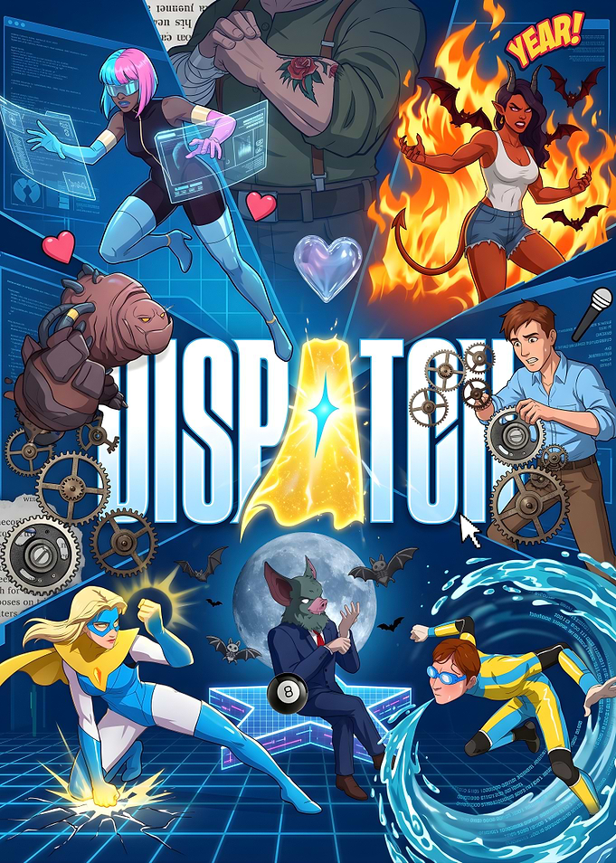 Dispatch Comic Book Style Poster