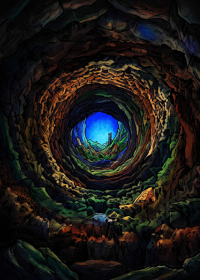 View from a Deep Cave