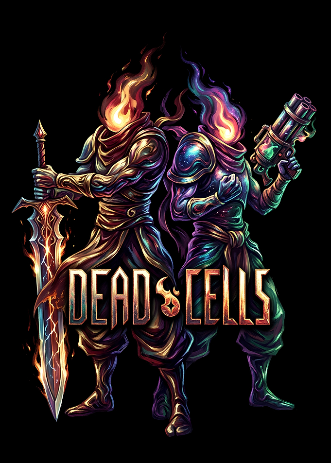 Dead Cells Flaming Warriors Artwork