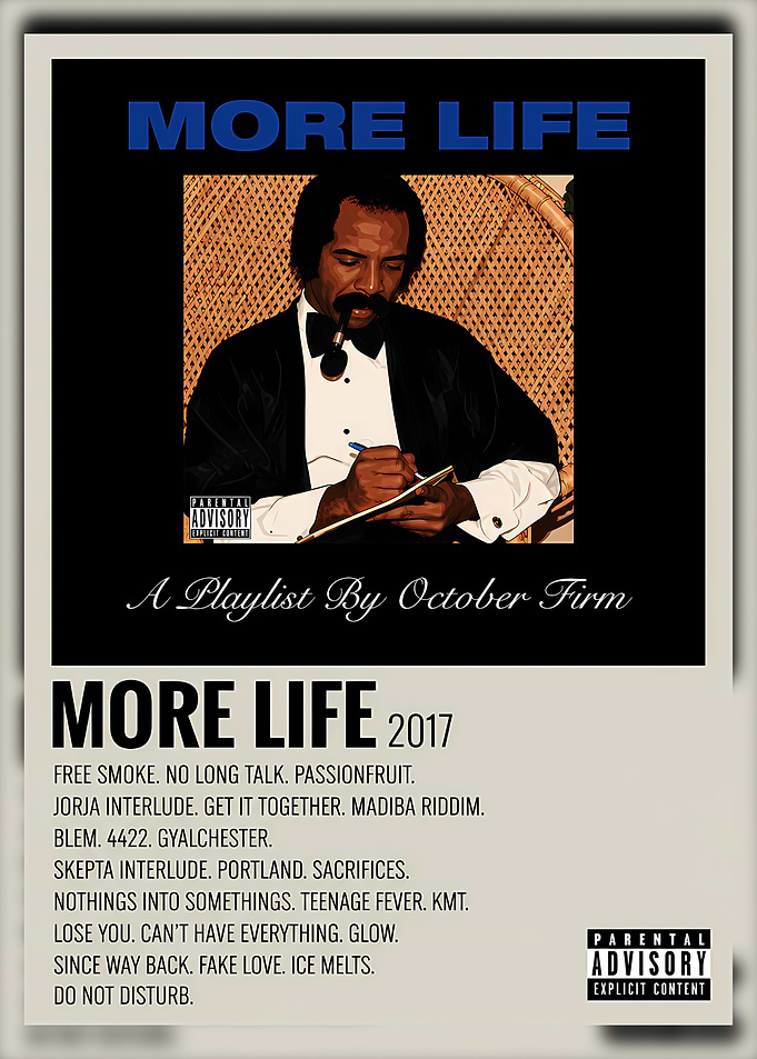 Drake More Life Minimalist Poster
