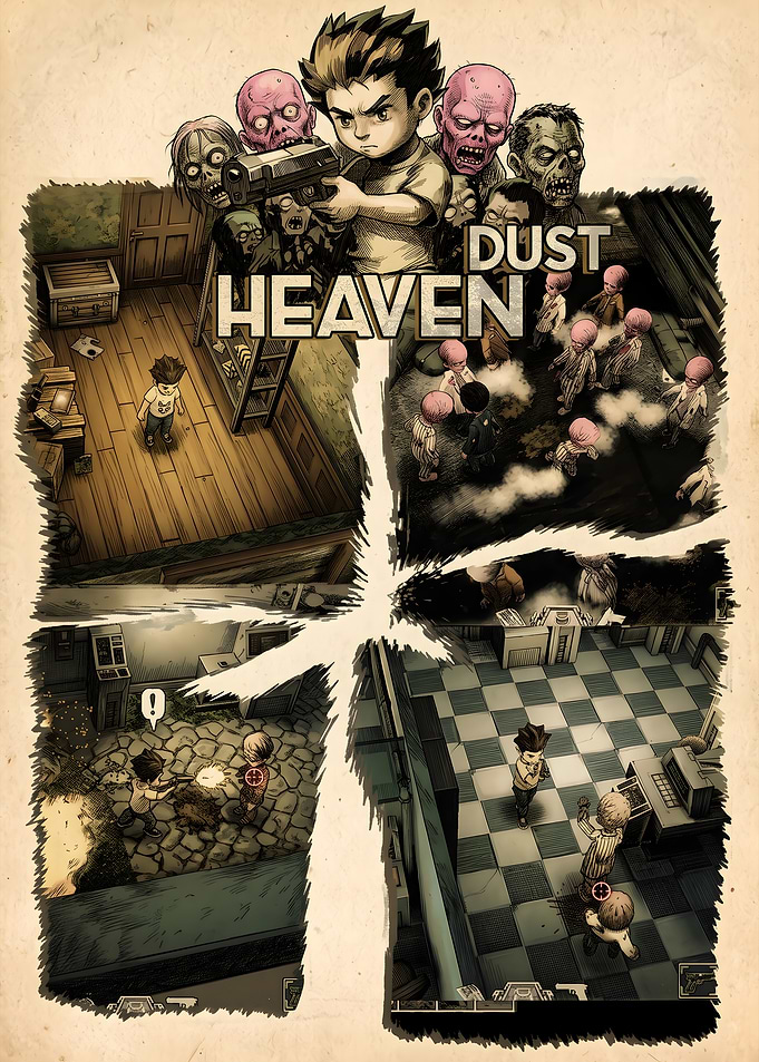 Heaven Dust Zombie Survival Game Poster