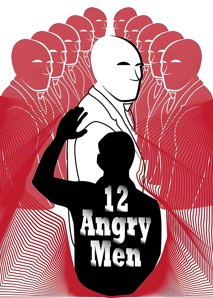 12 Angry Men Minimalist Movie Poster