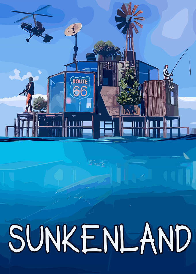 Sunkenland Game Poster Art