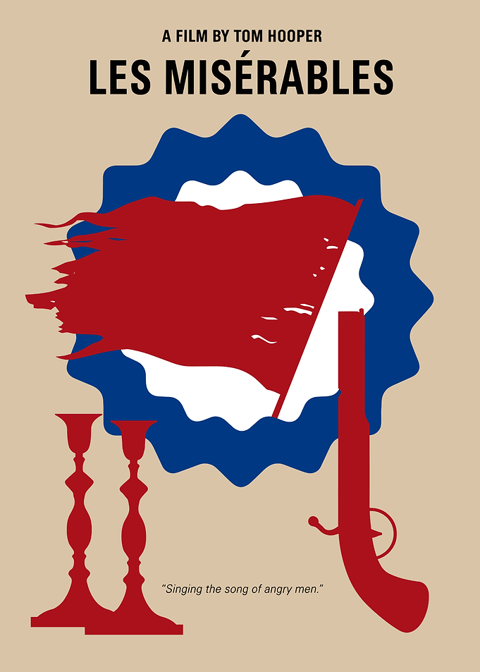 Les Misérables Minimalist Movie Poster