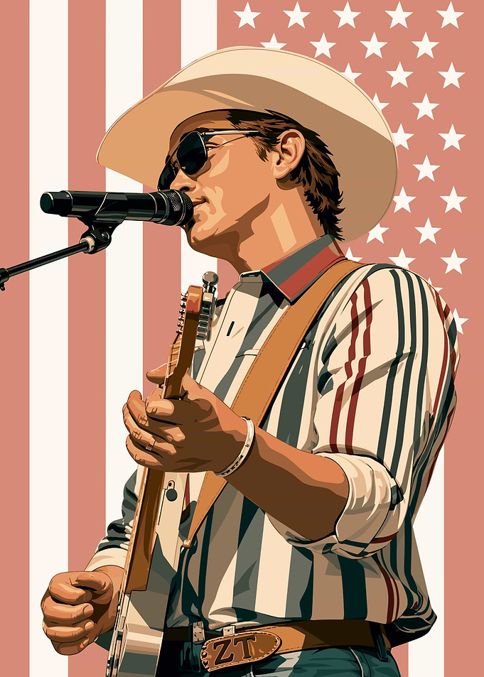 Zach Top Country Music Poster