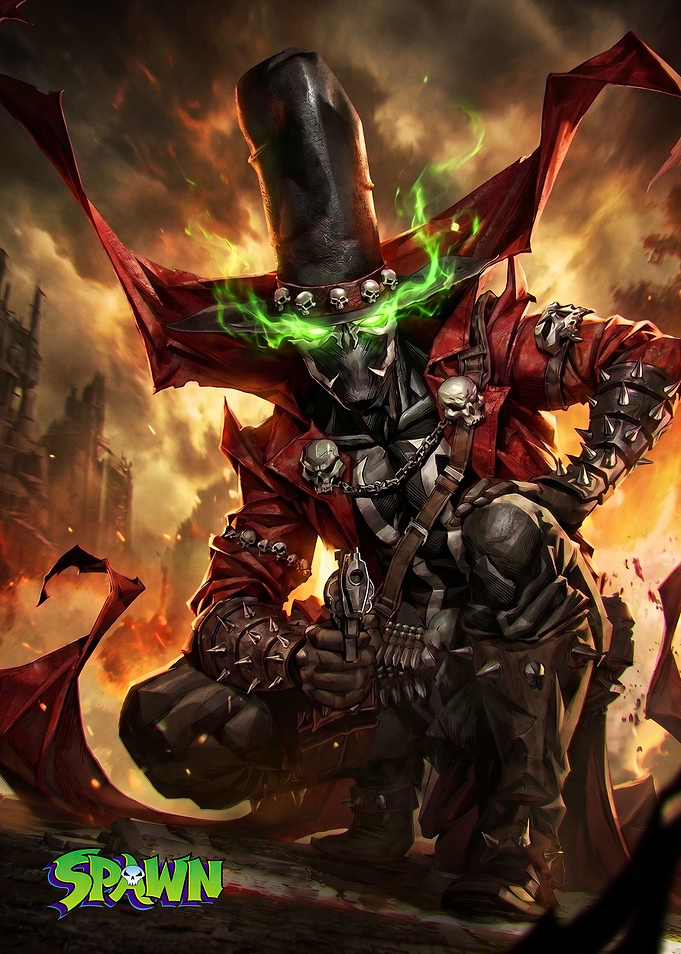 Gunslinger Spawn Comic Book Art