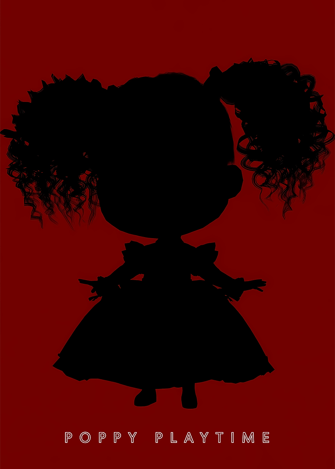 Poppy Playtime Silhouette Poster