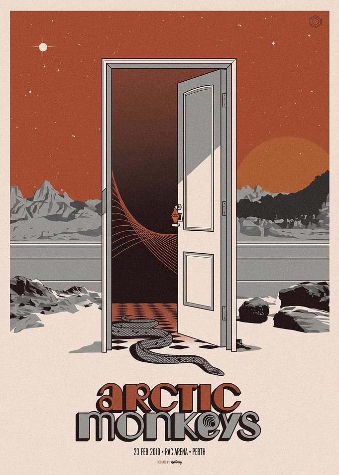 Arctic Monkeys Concert Poster