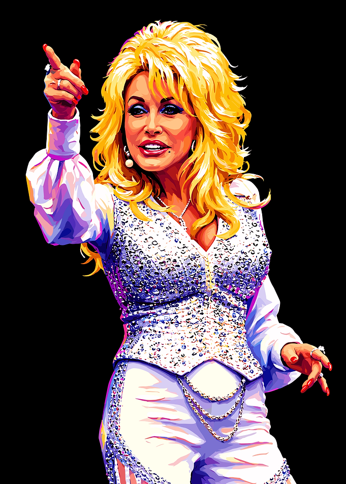Dolly Parton Pop Art Portrait