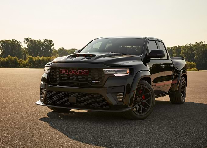 Black Ram 1500 TRX Pickup Truck