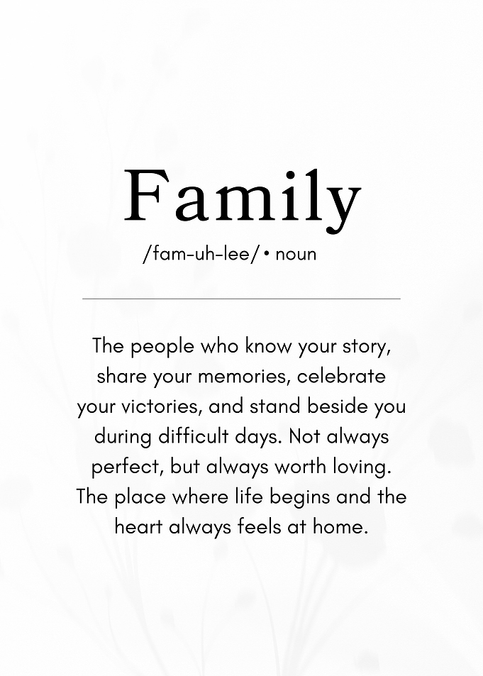 Meaningful Family Quote - Family Definition