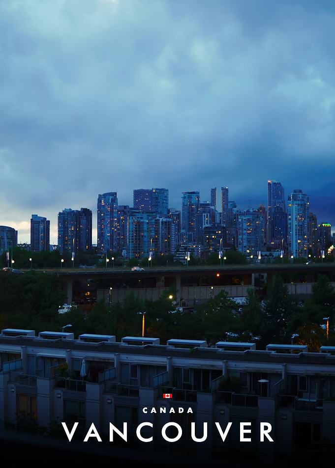 Vancouver Cityscape at Twilight