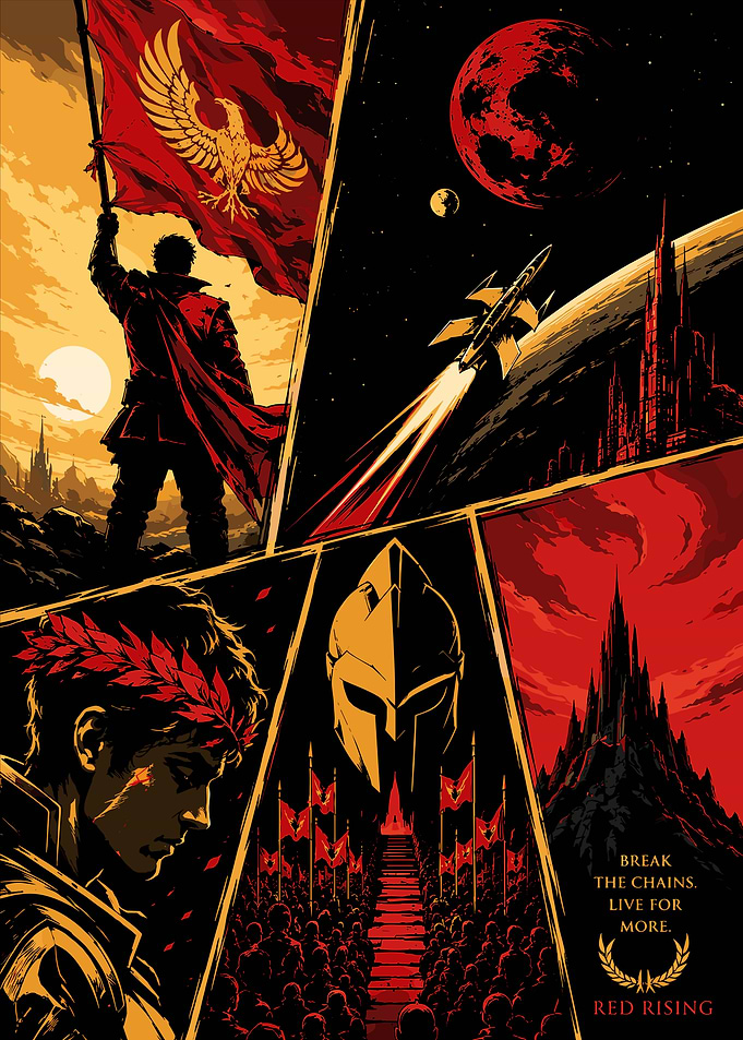 Red Rising Darrow Poster Art