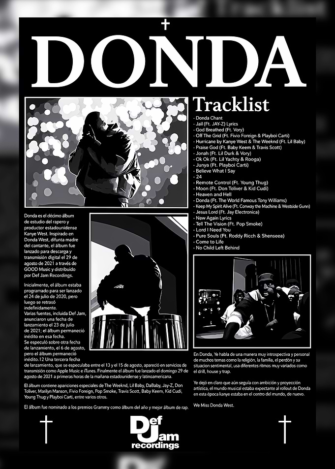 Kanye West Donda Album Poster