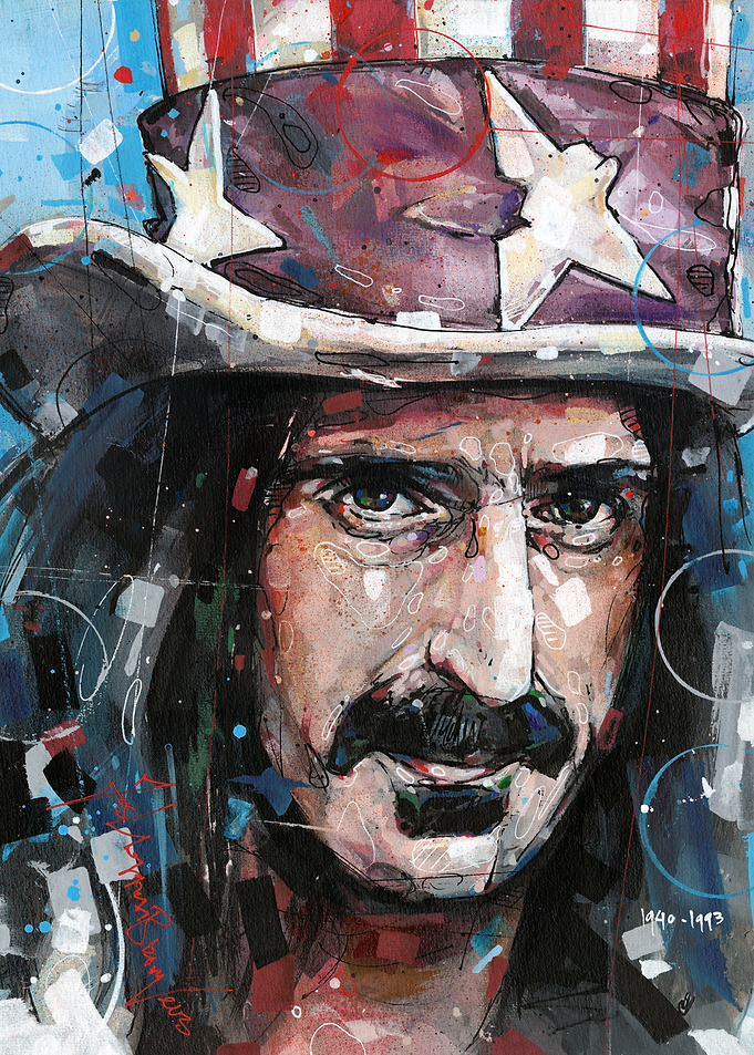Frank Zappa Uncle Sam Portrait