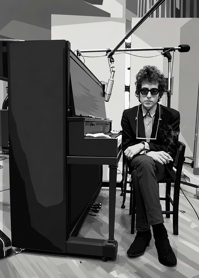 Bob Dylan at the Piano