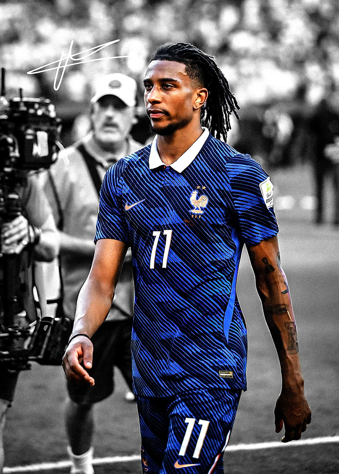 Michael Olise France National Team Portrait