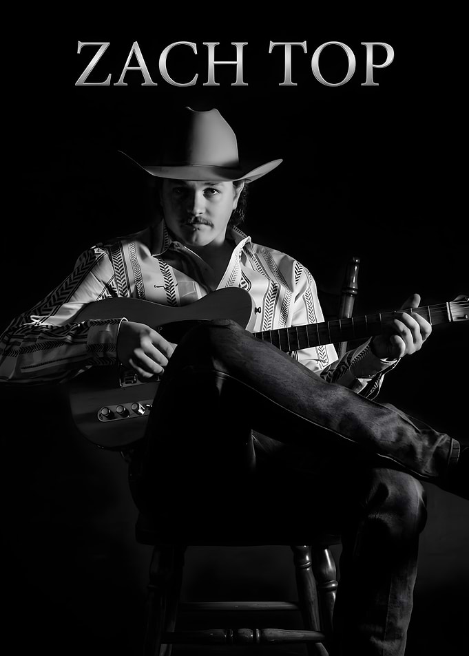 Zach Top Country Music Portrait