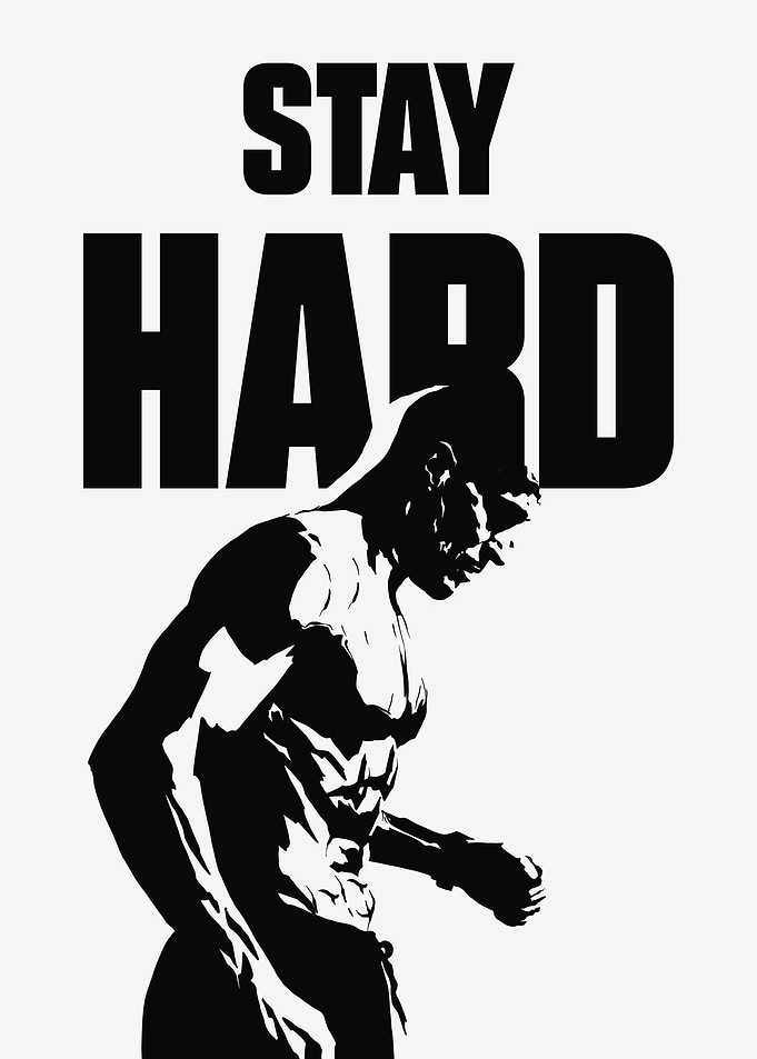 Stay Hard David Goggins Poster