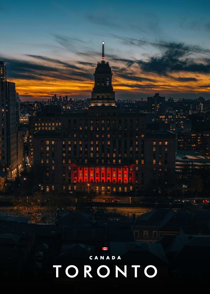 Toronto Skyline at Sunset