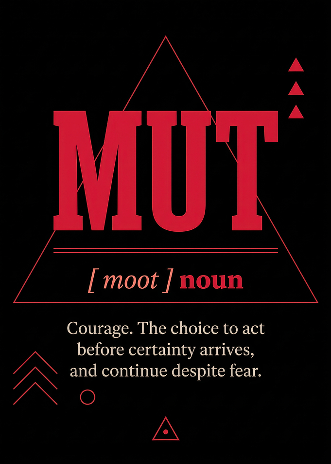 Inspirational MUT Definition Poster