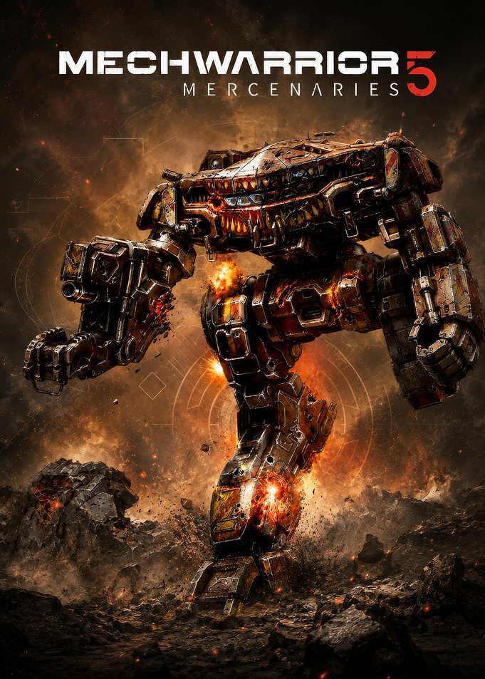 MechWarrior 5 Mercenaries BattleMech Poster