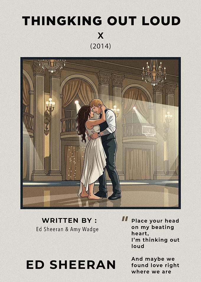 Ed Sheeran Thinking Out Loud Poster