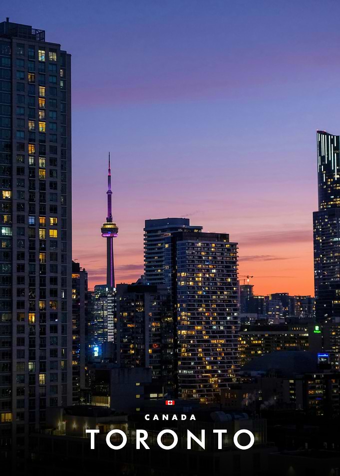 Toronto Skyline at Sunset