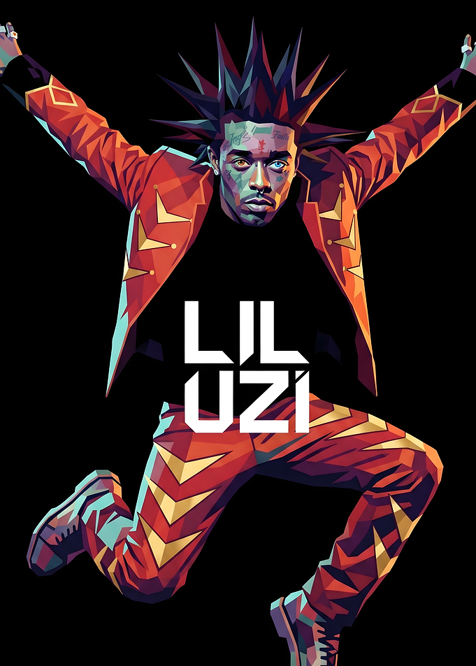 Lil Uzi Vert Pop Art Portrait