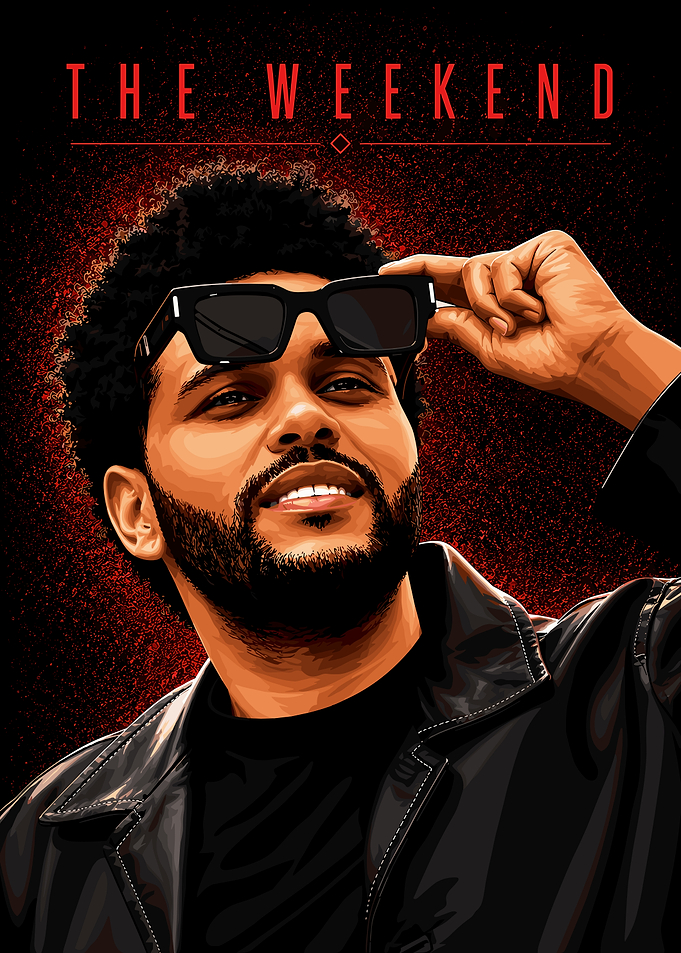 The Weeknd Portrait Poster
