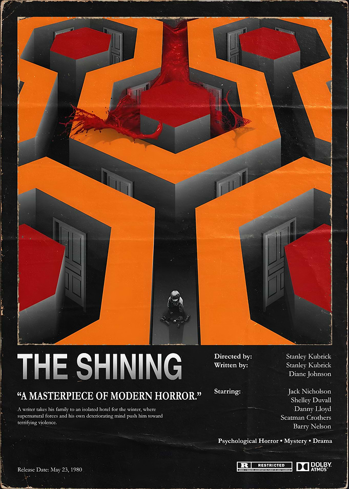 The Shining Minimalist Movie Poster