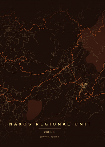 Naxos Regional Unit Map Poster