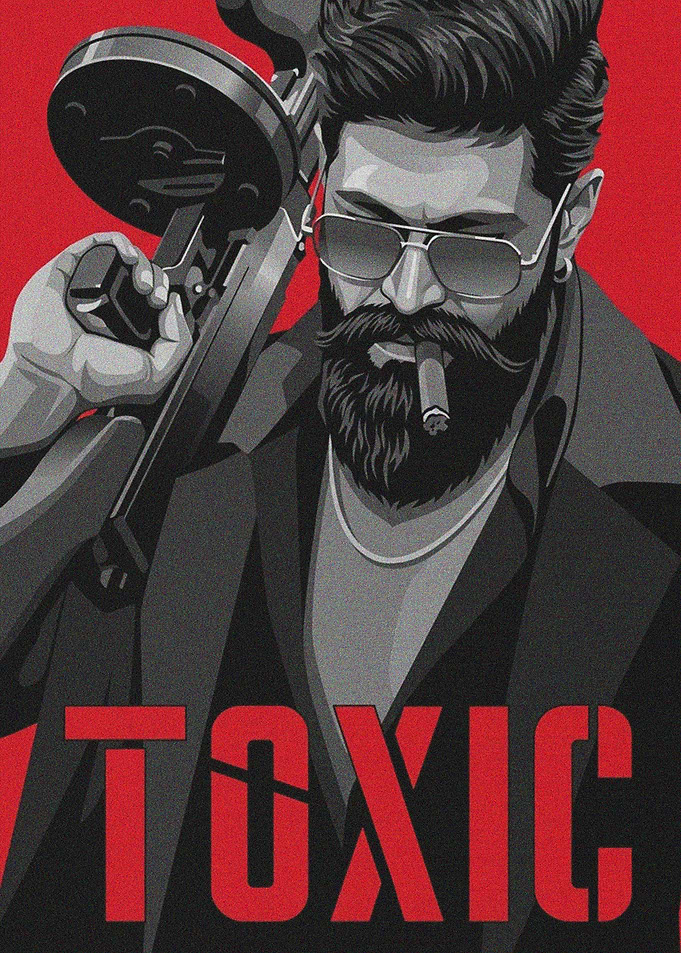 Toxic Yash KGF Fan Art Poster