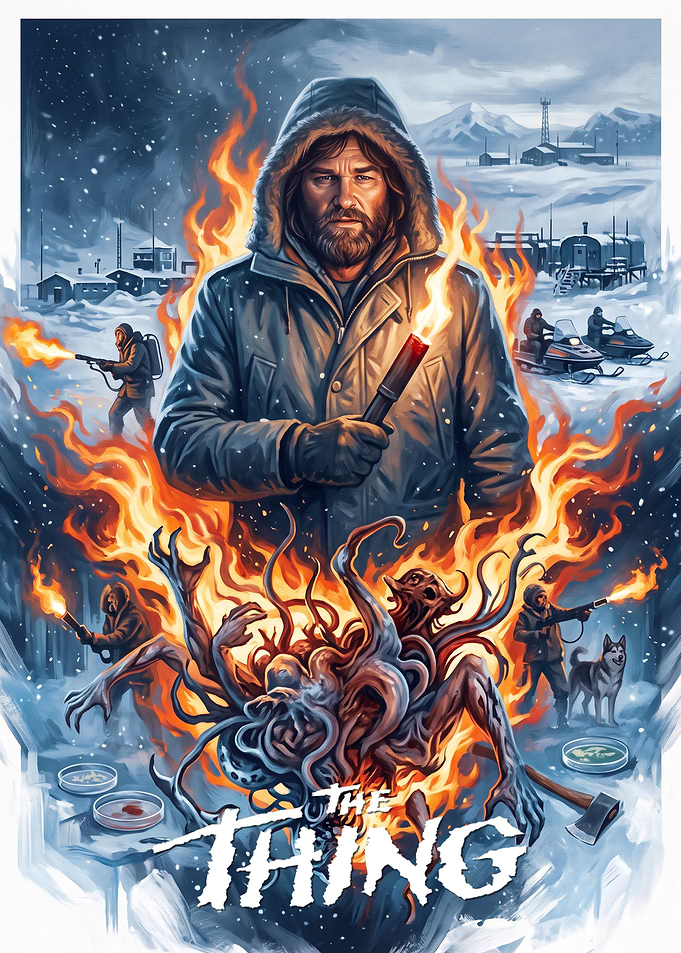 The Thing Movie Poster Art