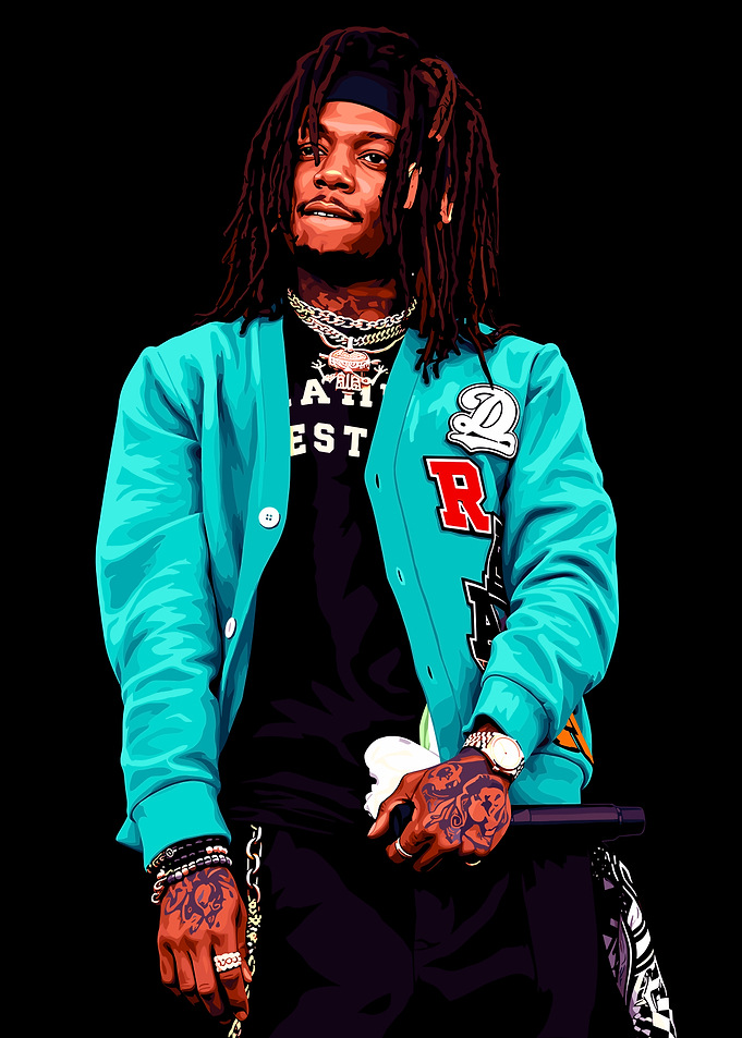 JID Rapper Digital Portrait
