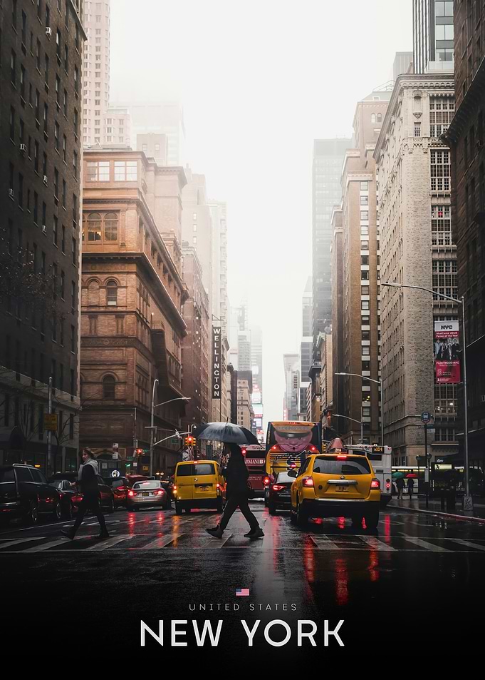 Rainy Day in New York City