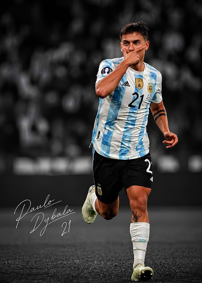 Paulo Dybala Argentina Soccer Celebration