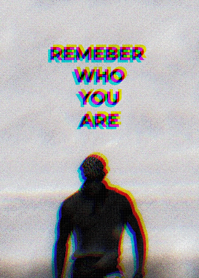 Remember Who You Are Inspirational Poster