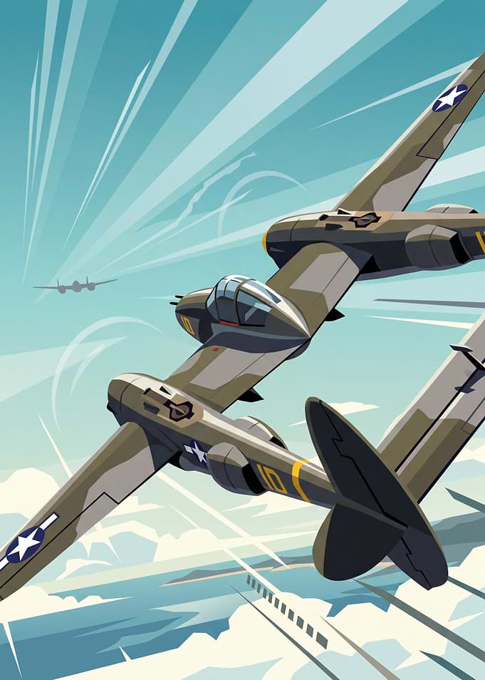 P-38 Lightning Pixel