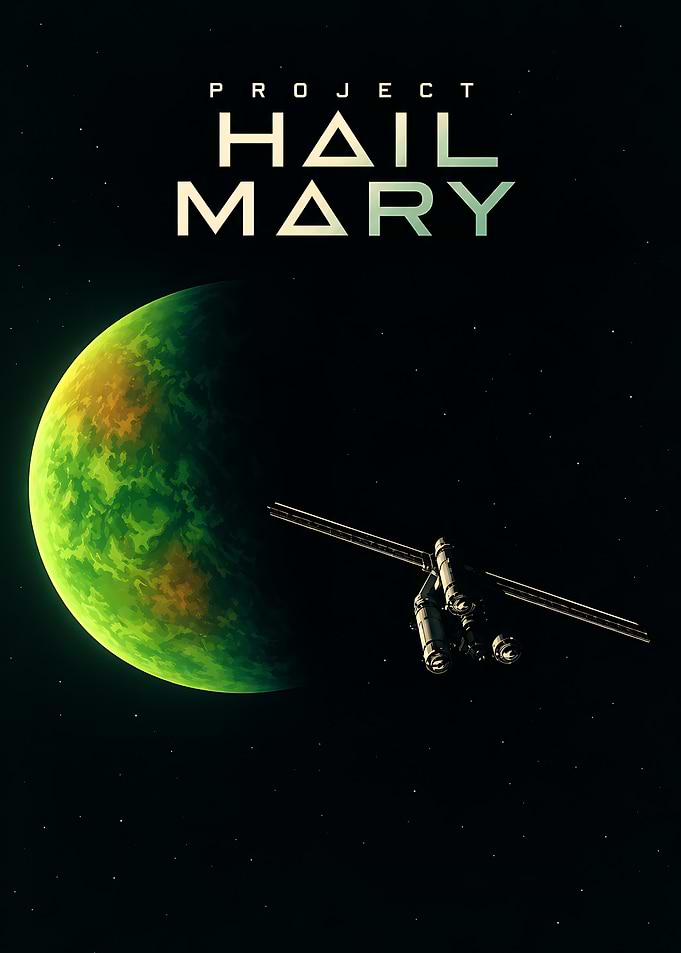 Project Hail Mary Space Poster