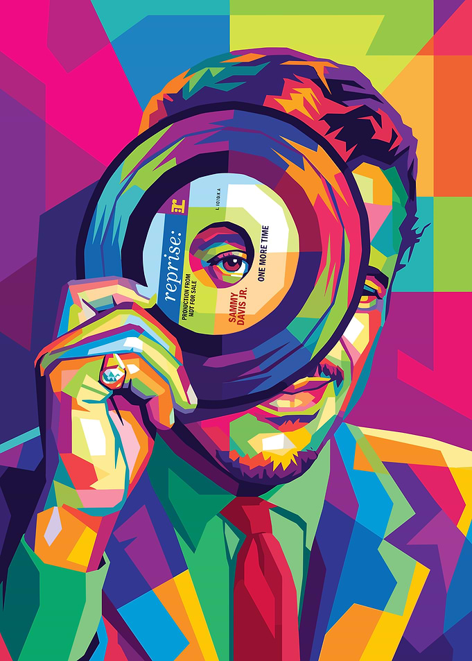 Sammy Davis Jr. Pop Art Portrait