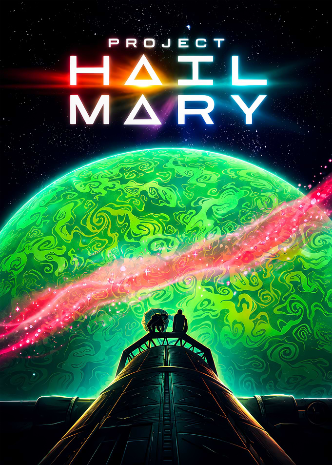 Project Hail Mary Space Poster