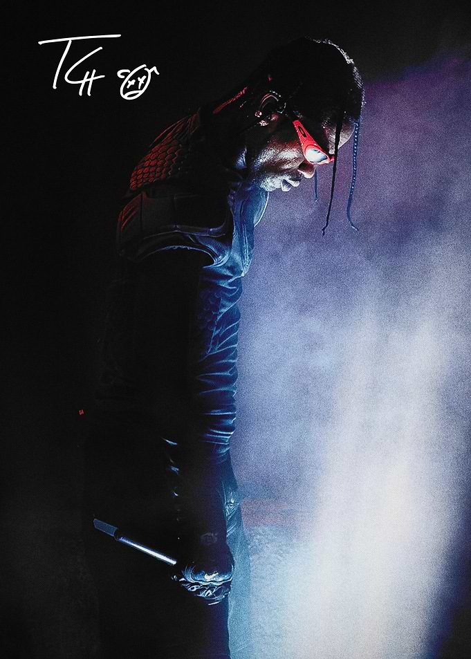 Travis Scott Concert Performance Portrait