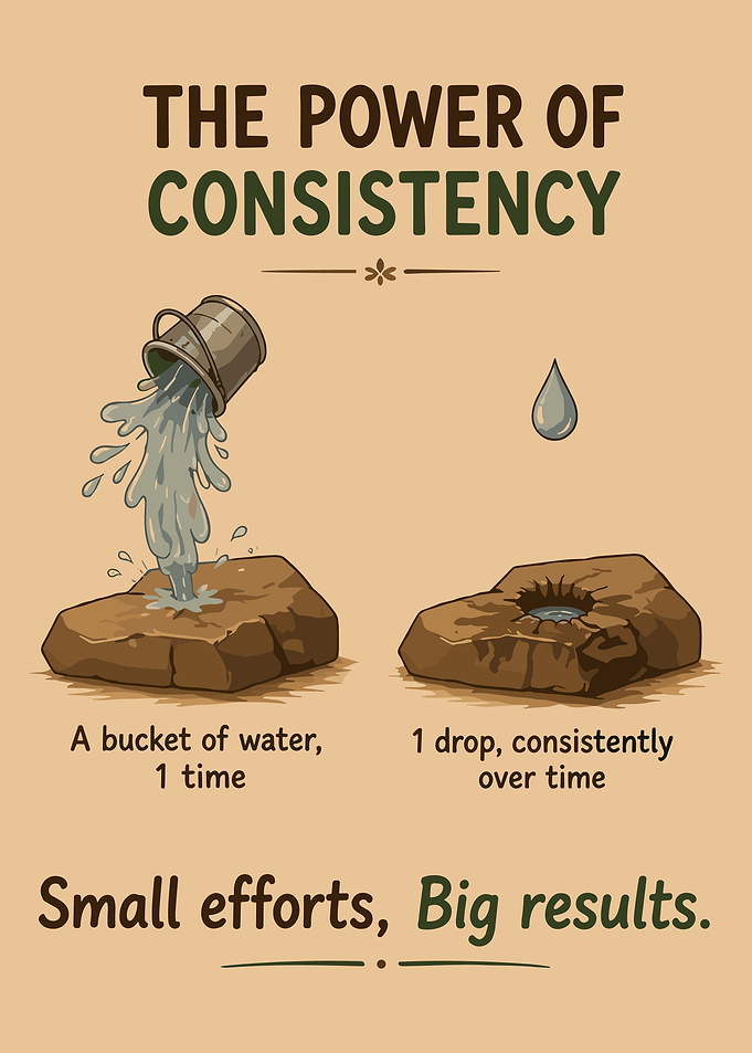 The Power of Consistency Poster