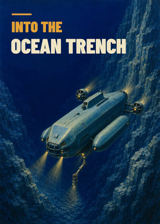 Into the Ocean Trench – Retro Future Research Submarine